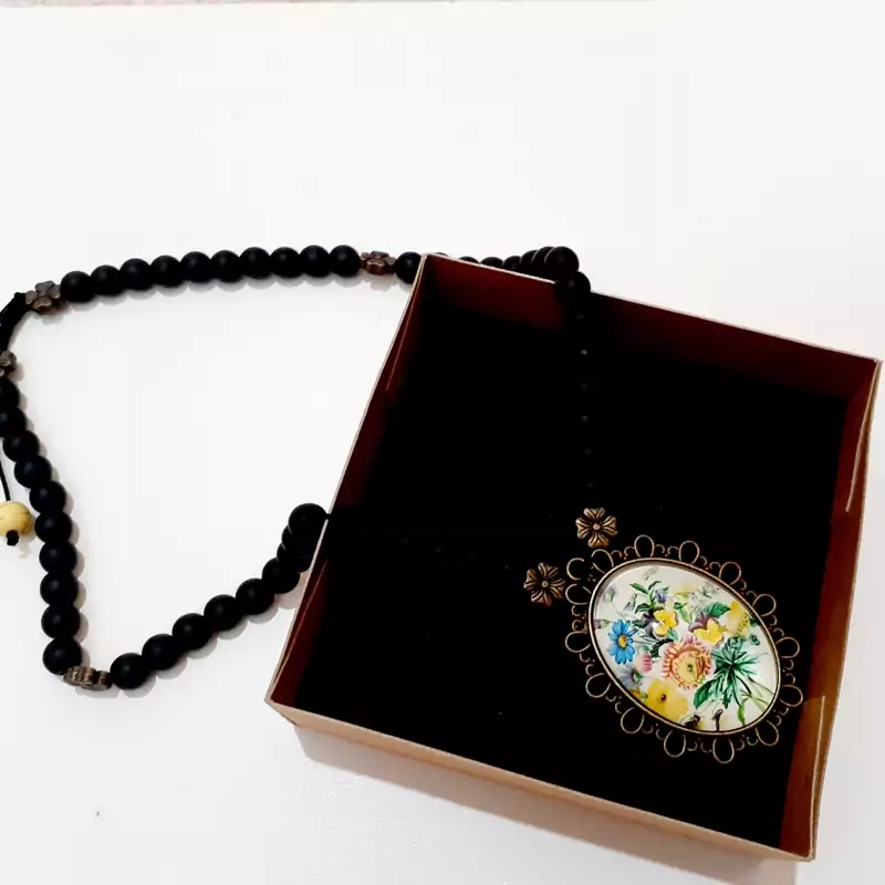 گردنبند اونیکس سیاه